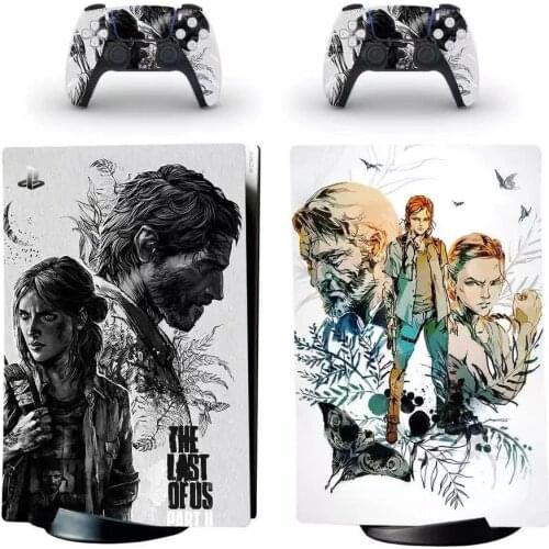 The Last of us PS5 Standard Disc Edition Skin Sticker Decal Cover for PlayStation 5 Console & Controller PS5 Skin Sticker Vinyl