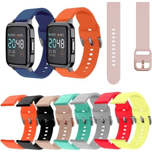 Soft Silicone Band Strap for Haylou LS02 Band With Fashional Colors 20mm