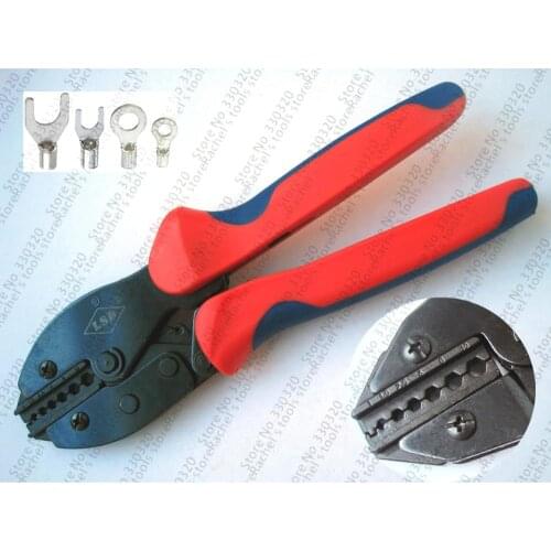 Manual terminal crimping plier/tool for non Insulated Terminals and connector 1-10mm2 LY-110TX