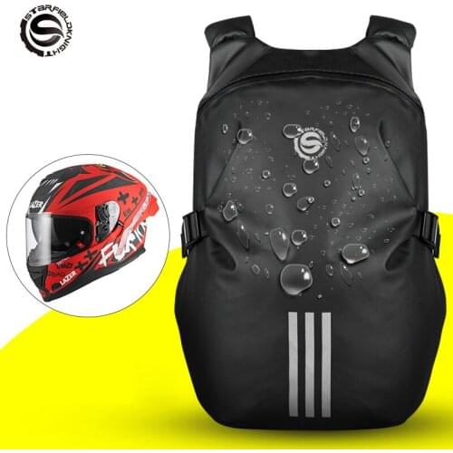 SFK Motorcycle Backpack Moto Helmet Backpack Outdoor Ultra Light Rider Sports Backpack Waterproof Large Capacity Bag