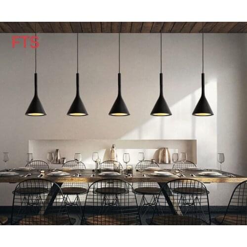 Nordic bedside chandelier single head modern minimalist bedroom light creative three-head dining room chandelier bar table lamps