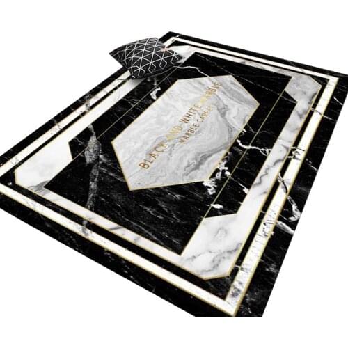 Nordic Abstract Pattern Style Living Room Carpet Coffee Table Blanket Mat Modern Minimalist Home Interior Area Design Mat