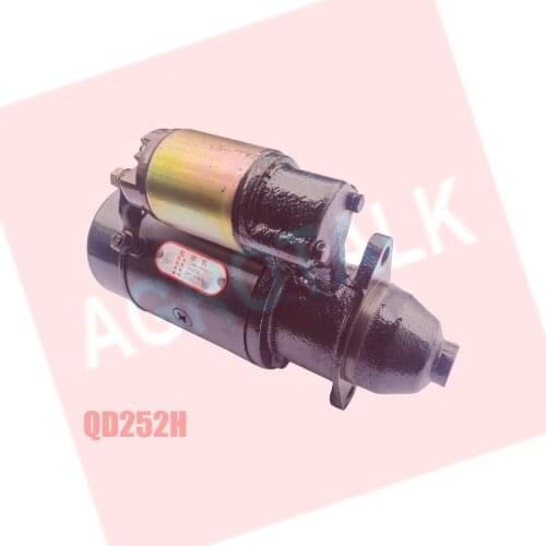 Starter motor 24V 4.5kw QD252 for loader like ZL12F or generator etc for Changchai 4L68 engine