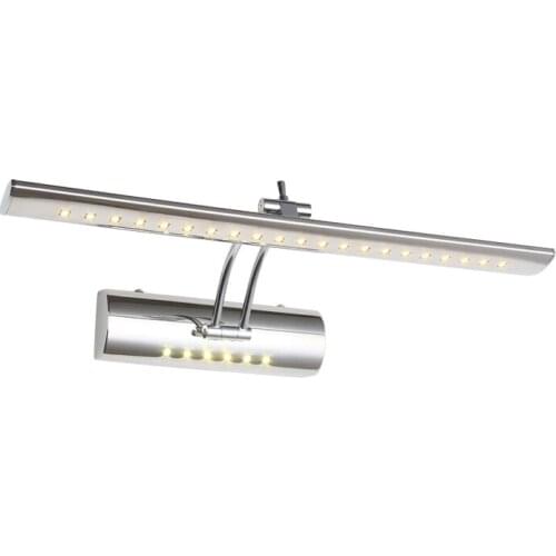 9W LED Makeup Mirror Light Stainless Wall Lamp Modern Home Decor Ligths With Switch for Bathroom Bedroom AC 110V 220v