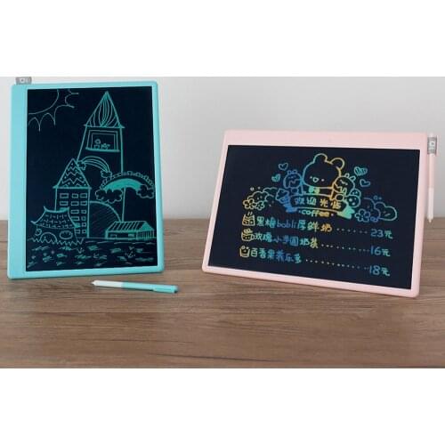 Smart Mini Blackboard Electronic Notepad 13.5 Inch Drawing Graphics Board Gift for Children Stationery Smart LCD Writing Tablet