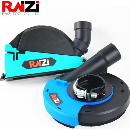 Raizi Universal Angle Grinder Dry Cutting Grinding Dust Shroud Kit 2 Pcs 5 inch/125 mm Cover Shroud Tools for Stone Concrete