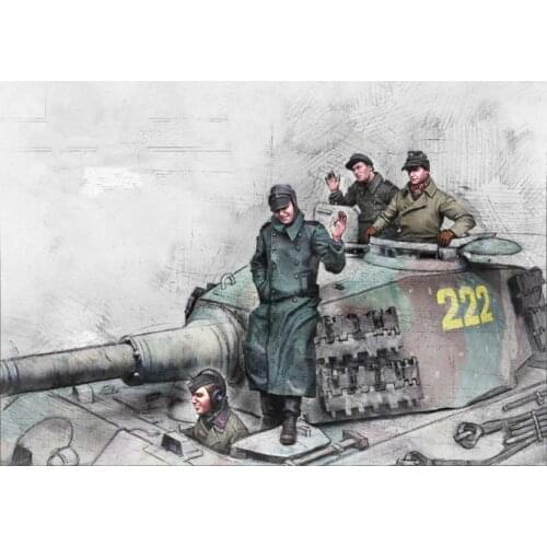1/35 Assembly Resin Figure kit Tankmen