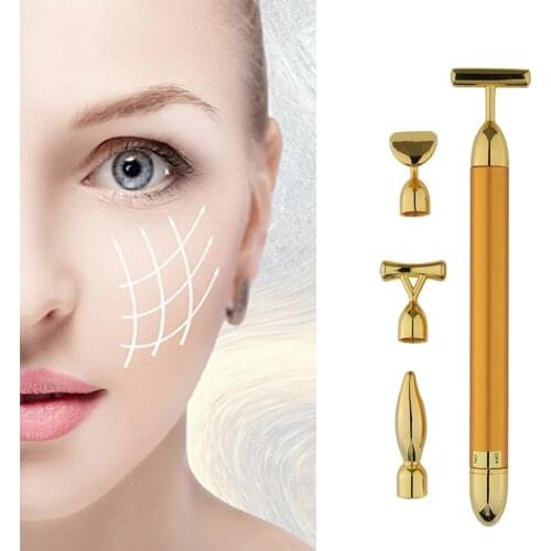 1pcs Energy Beauty Bar Slimming Face Massage Tool Facial Beauty Roller Vibration Massager Stick Lift Skin Tightening Wrinkle Bar