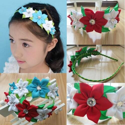 12 pcs Headband hyacinth Garland Hair Bow Hair Accessories free shipping