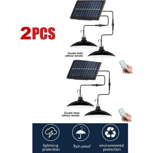 2pcs Retro Lampshade Garden Solar Light Bulb Chandelier Solar Powered Pendant Lights Lamp Solar Battery Hanging Lighting 3/6M ca