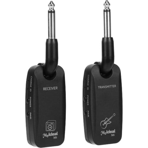 Wireless Guitar System Electric Guitars Transmitter and Receiver Set Built-in Rechargeable Battery Guitar Wireless System