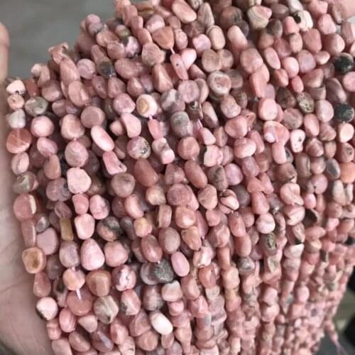 5strands loose beads 4-8mm pink Rhodochrosite baroque free shape 14inch for DIY jewelry making FPPJ wholesale beads nature gift
