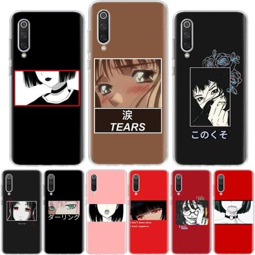 Japanese anime girls aesthetics Phone Case For Xiaomi Redmi Note 10 9 9S 9C 9A 8 8T 8A 7 7A 6 6A 5 5A Pro S2 K20 K30 Coque