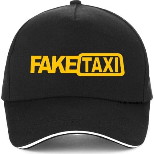 FAKE TAXI Baseball cap Funny Driver Cap Men Hip Hop Funny Hat Baseball Cap Cool Summer Cap for Driver