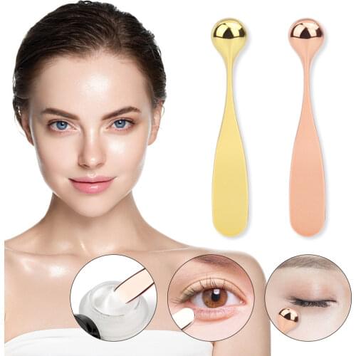 Eye Massager Stick Anti Wrinkle Eye Cream Applicator Mixing Spatula Face Mask Spoon Stick Face Cream Massage Stick Beauty Scoop