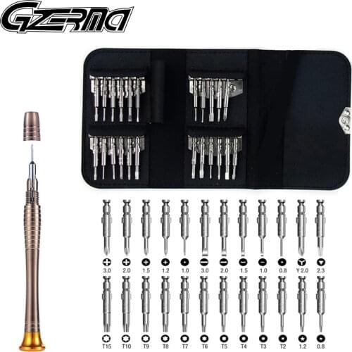 GZERMA 25 in 1 Laptop Mobile Phone Repair Tools Kit Precision Screwdriver Set For Apple Macbook Air Pro iPad Repair Disassembly