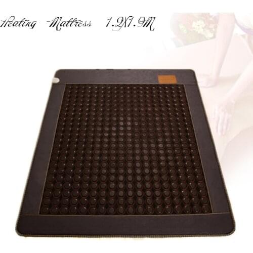 New Sale Tourmaline heating mattress Stone Cushion Thermal Mat Infrared Heating Mat free gift eye cover 1.2X1.9M