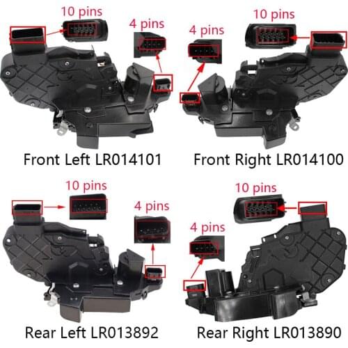 Door Lock Actuator Front Rear Left Right LR013890 LR013892 LR014100 LR014101 For LAND RANGE ROVER SPORT EVOQUE DISCOVERY 4 2010