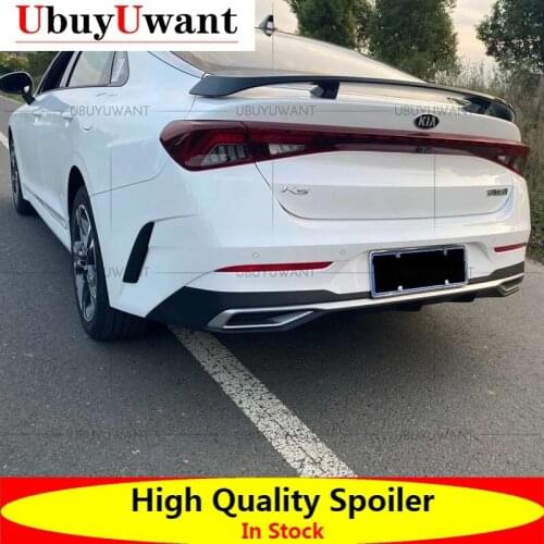 UbuyUwant For Kia Optima K5 2020 Spoiler ABS Plastic Gloosy Black Rear Trunk Boot Lip Spoiler Car Tail Wing Decoration GT Style