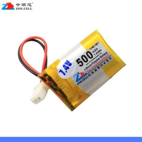 In the core 500mAh 7.4V Mini Camcorder instrument toys 702030 lithium ion polymer battery pack Rechargeable Li-ion Cell
