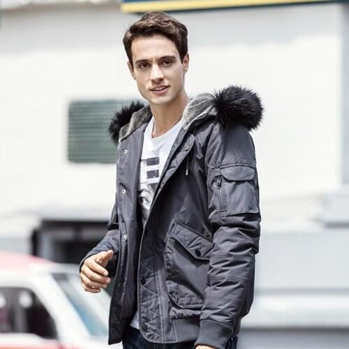 WJ Men's Parkas With A Hood