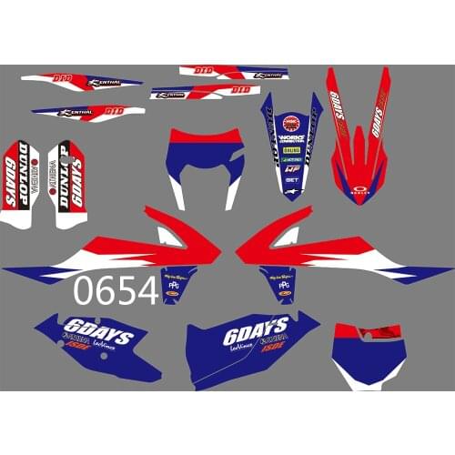 3M 0654 Motorcycle Team Graphic & Backgrounds Decal Stiker Kits for KTM EXC EXCF XCW 2017 2018 2019 SX SXF XC XCF 2016 2017 2018