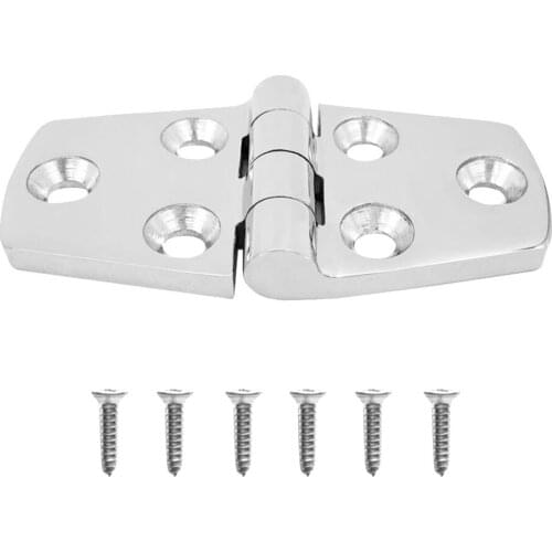 316 Stainless Steel Marine Boat Hatch Door Hinge with Screws DIY Accessories
