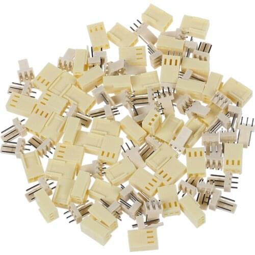 50 pieces KF2510-3P 2.54mm PCB header 3-Pin connector Crimp Terminal Housing