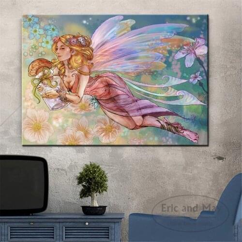 Diamond Painting 5D DIY flower fairy butterfly Full round Embroidery Picture Mosaic With Rhinestones Kit Home Decoration gift