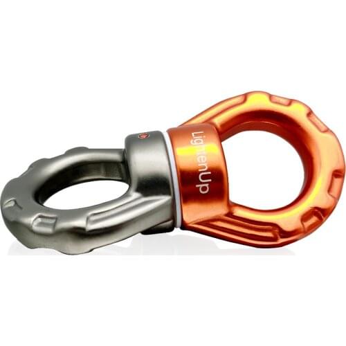 Lighten Up Hammock Swing Swivel Buckle 30KN Aluminum Hammock Carabiner Two Colors Universal Ring