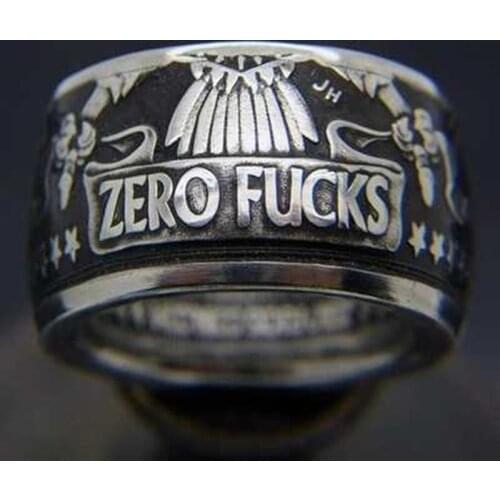 American Classy Design Coin Rings for Women Men Vintage Handmade Morgan Silver Color Dollar Carved Ring Collecting Boho Jewelry