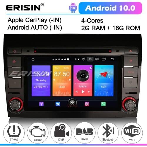 2771 Car Stereo Radio DVD CarPlay GPS Head Unit For FIAT BRAVO DAB+ 4G WIFI DVB Autoradio 2 din Android 10 Sat Nav
