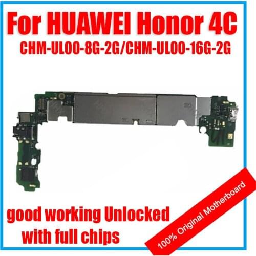 CHM-UL00 8GB 16GB For HUAWEI Honor 4c Motherboard,Original Unlocked Logic Board 8GB 16GB For HUAWEI Honor 4c Mainboard