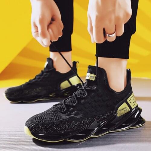 Shoes Breathable Men Shoes Size Sneakers Respirant Summer Breathable Mesh Fabric Leisure For Outdoor Anti-slip Casual 46 Autumn