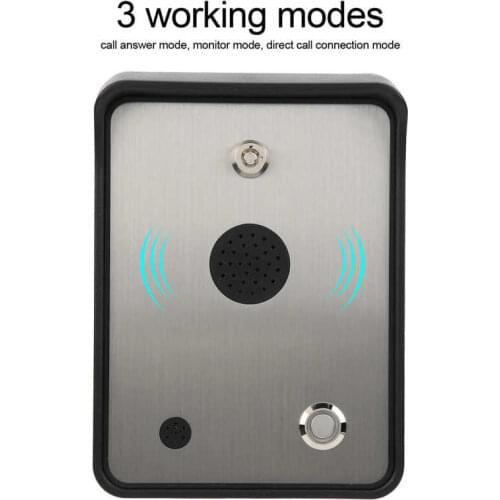 GSM‑HELP Handfree Audio Intercom Alarm Emergency Calling Point Access Control Systerm