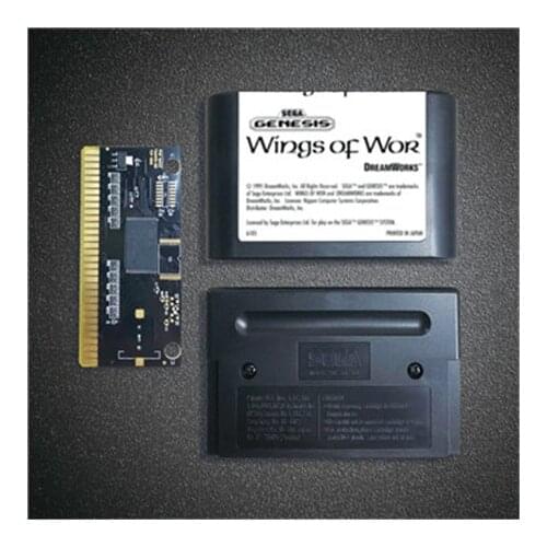 Wings Of Wor - 16 Bit MD Game Card for Sega Megadrive Genesis Video Game Console Cartridge