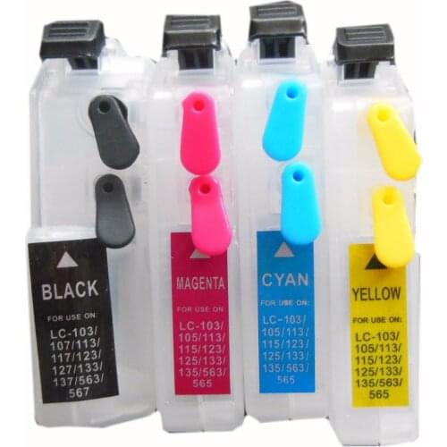 Einkshop LC223 lc225 refillable ink cartridge for brother J562DW J480DW J680DW J880DW 4120DW J4420DW J4620DW J4625DW ARC Chip