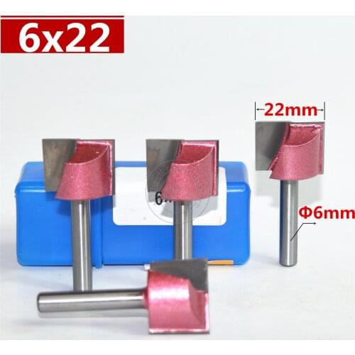 6mm*22mm,CNC Tungsten steel Cleaning bottom bit,CNC machine tool,PVC,MDF,Acrylic,Carbide end mill,woodworking insert router bit