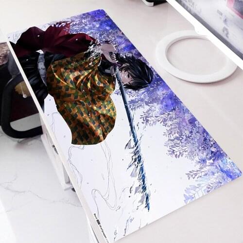 Mause Pad Kimetsu No Yaiba Mouse Large Accessories Extended Rubber Durable Table mat Anime Gaming Computer Keyboard Desk Rug