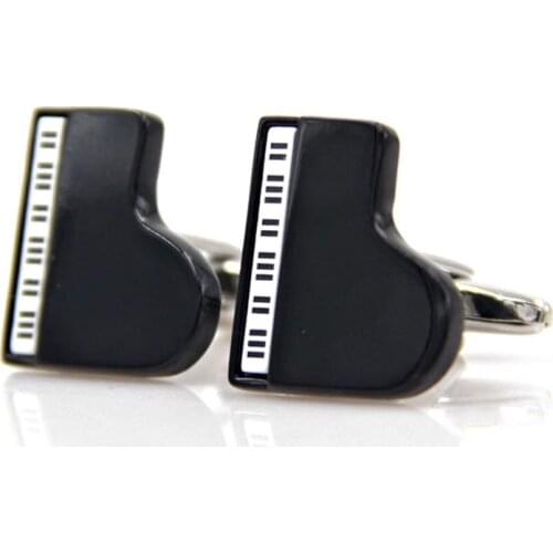 Pareto Mens fashion Cufflinks Cuff Links Luxury Letters Piano Jewelry for Shirts