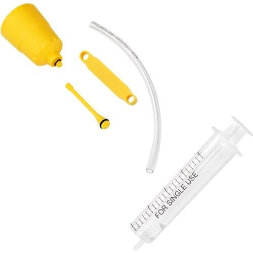 Bicycle Hydraulic Disc Brake Mineral Oil Bleed Kit Funnel Syringe Oil Stoper Bike Brake Repair Tools Kit Bicycle Parts Universal