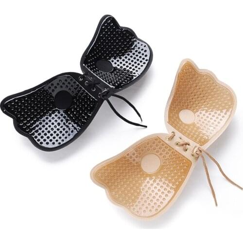 New Arrived Fly Bra Invisible bras Self Adhesive Backless bralette Strapless Push Up Bra Breast Lift Silicone Bra for Women