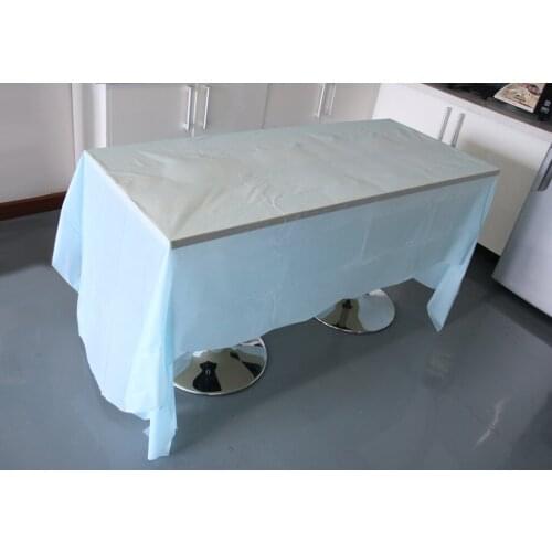New Rectangular Plastic Disposable Table Cover Banquet Party Wedding Decorative Elegant Tableclothes Table Cloth Linen Cover