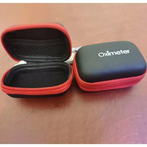 Portable Oximeter Storage Bag Finger Pulse Oximeter Protective Case Digital Fingertip Blood Oxygen Saturation Detector Hard Box