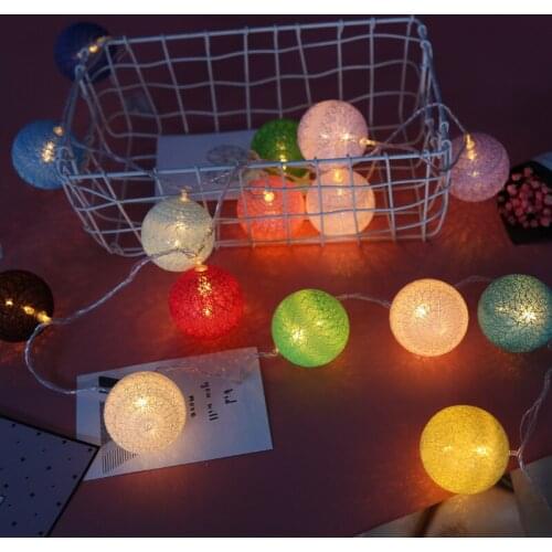 Holiday Light Chain Ball LED String Lighting 3M Lamp Bulb Light String Outdoor Wedding Christmas Led String