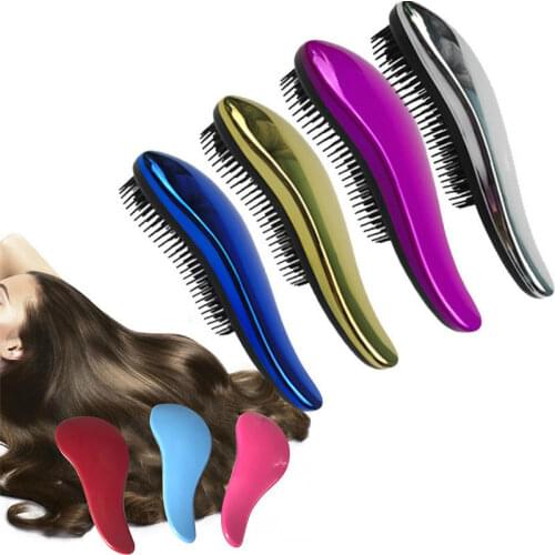 1pcs Hot Magic Handle Comb Anti-static Massage Hair Brush Tangle Detangle Shower Massage Hairbrush Comb Salon Hair Styling Tool