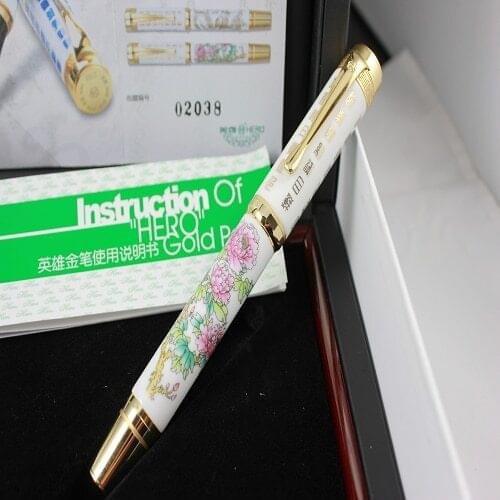 Fountain pen limited edition 2188 peony ceramic fountain pens 14k fountain pens fountain pens