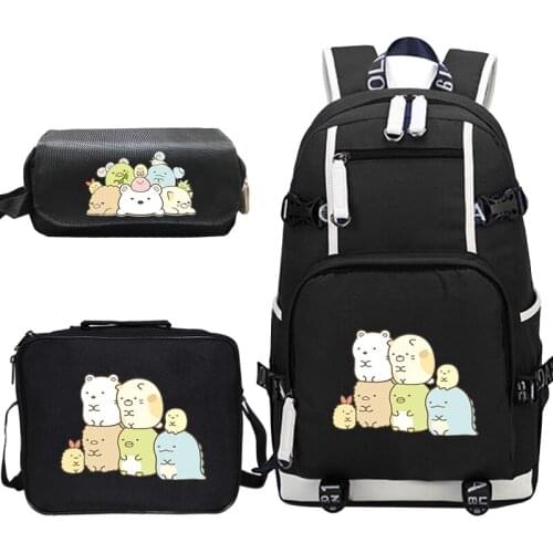 Sumikko Backpack for Teenage Girls Boys Bagpack Women Bags Students School Backpack Children Bookbags Teen College Bag Sac A Dos
