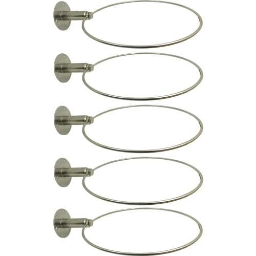 AUXPhome Stainless Steel Cowboy Hat Rack Cowboy Hat Holder Coyboy Hat Organizer 5/PK - No Cowboy Hat