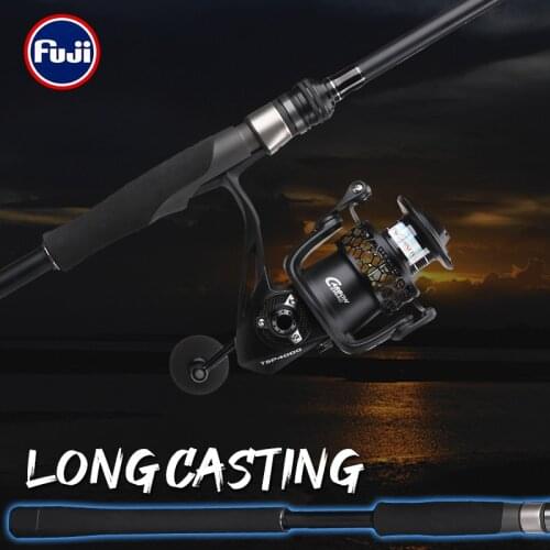 TSURINOYA Fishing Rod TYRANTS Action MF Sea Bass Rod 2.4m 2.7m FUJI Guide Power M Distance throwing Spinning Rod